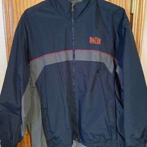 VINTAGE Big Ten Conference Jacket Illinois AEROPOSTALE Men’s Adult XL